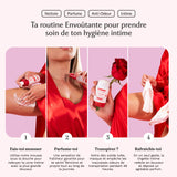 Mousse nettoyante Intime Rose Mystik - l'Envoûtante